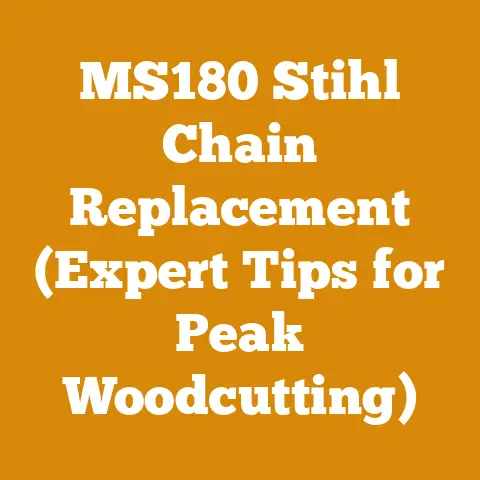 MS180 Stihl Chain Replacement (Expert Tips for Peak Woodcutting)