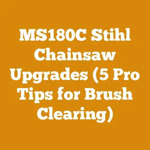 MS180C Stihl Chainsaw Upgrades (5 Pro Tips for Brush Clearing)
