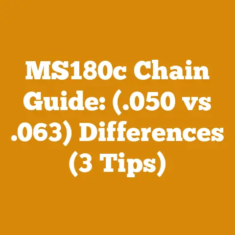MS180c Chain Guide: (.050 vs .063) Differences (3 Tips)