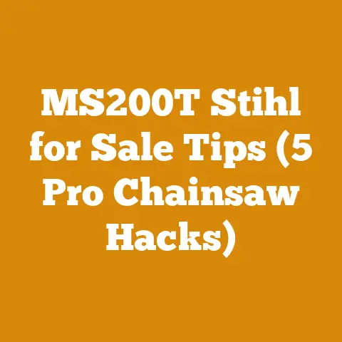 MS200T Stihl for Sale Tips (5 Pro Chainsaw Hacks)