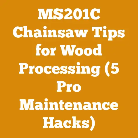 MS201C Chainsaw Tips for Wood Processing (5 Pro Maintenance Hacks)
