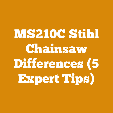 MS210C Stihl Chainsaw Differences (5 Expert Tips)