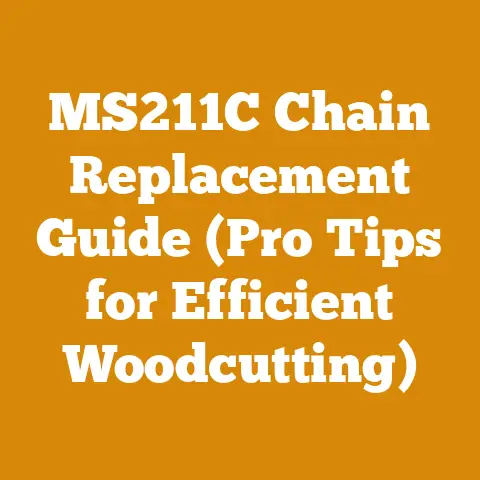 MS211C Chain Replacement Guide (Pro Tips for Efficient Woodcutting)