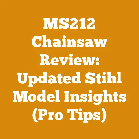 MS212 Chainsaw Review: Updated Stihl Model Insights (Pro Tips)