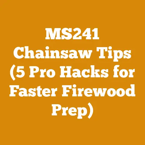 MS241 Chainsaw Tips (5 Pro Hacks for Faster Firewood Prep)