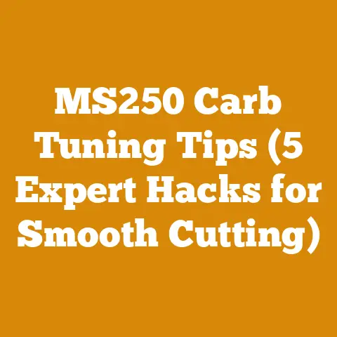 MS250 Carb Tuning Tips (5 Expert Hacks for Smooth Cutting)