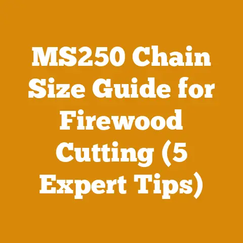 MS250 Chain Size Guide for Firewood Cutting (5 Expert Tips)