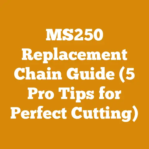 MS250 Replacement Chain Guide (5 Pro Tips for Perfect Cutting)