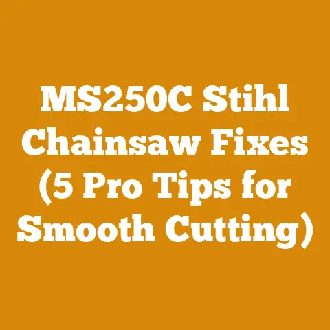 MS250C Stihl Chainsaw Fixes (5 Pro Tips for Smooth Cutting)