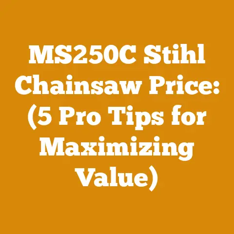 MS250C Stihl Chainsaw Price: (5 Pro Tips for Maximizing Value)