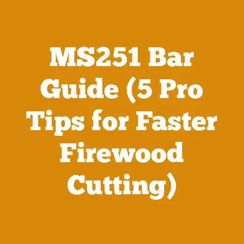 MS251 Bar Guide (5 Pro Tips for Faster Firewood Cutting)