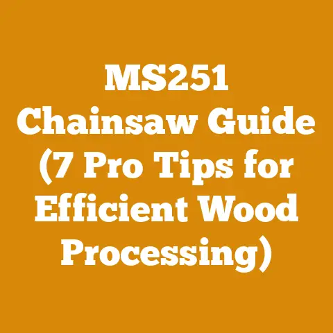 MS251 Chainsaw Guide (7 Pro Tips for Efficient Wood Processing)