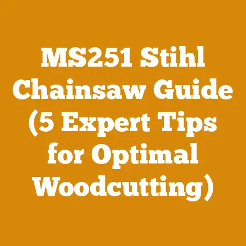 MS251 Stihl Chainsaw Guide (5 Expert Tips for Optimal Woodcutting)