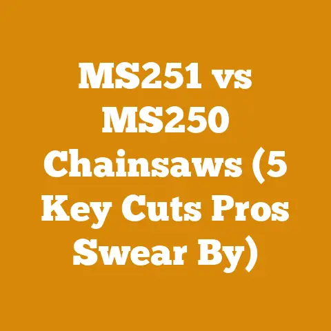 MS251 vs MS250 Chainsaws (5 Key Cuts Pros Swear By)