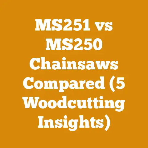 MS251 vs MS250 Chainsaws Compared (5 Woodcutting Insights)