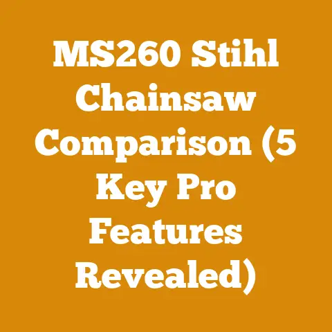 MS260 Stihl Chainsaw Comparison (5 Key Pro Features Revealed)