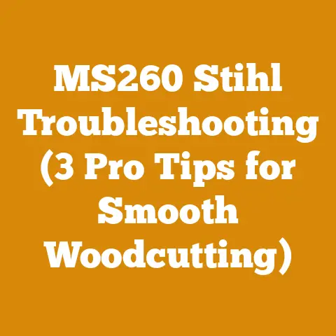 MS260 Stihl Troubleshooting (3 Pro Tips for Smooth Woodcutting)