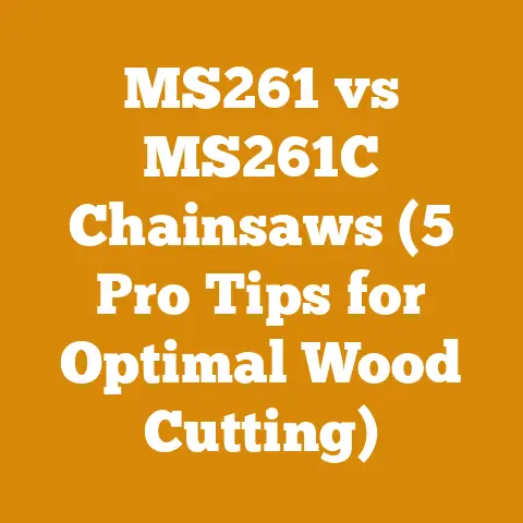 MS261 vs MS261C Chainsaws (5 Pro Tips for Optimal Wood Cutting)