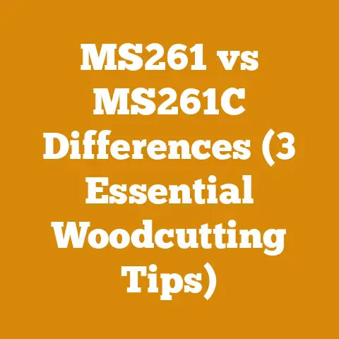 MS261 vs MS261C Differences (3 Essential Woodcutting Tips)