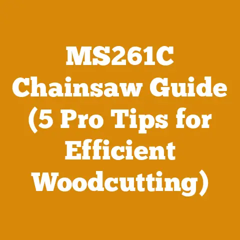 MS261C Chainsaw Guide (5 Pro Tips for Efficient Woodcutting)