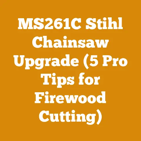 MS261C Stihl Chainsaw Upgrade (5 Pro Tips for Firewood Cutting)