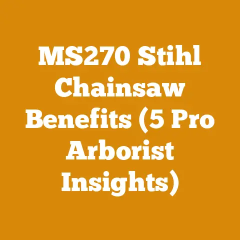 MS270 Stihl Chainsaw Benefits (5 Pro Arborist Insights)