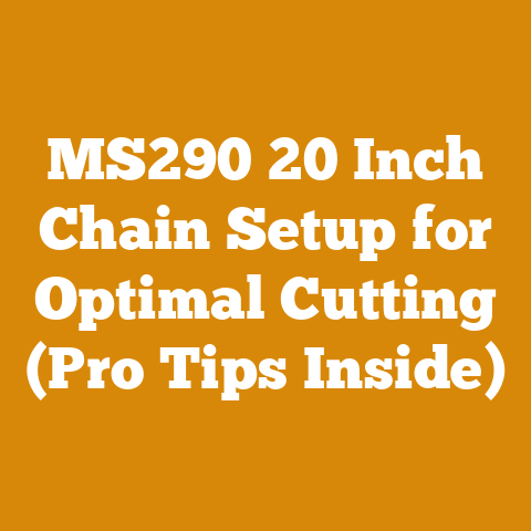 MS290 20 Inch Chain Setup for Optimal Cutting (Pro Tips Inside)