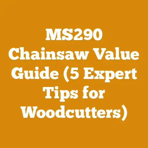 MS290 Chainsaw Value Guide (5 Expert Tips for Woodcutters)