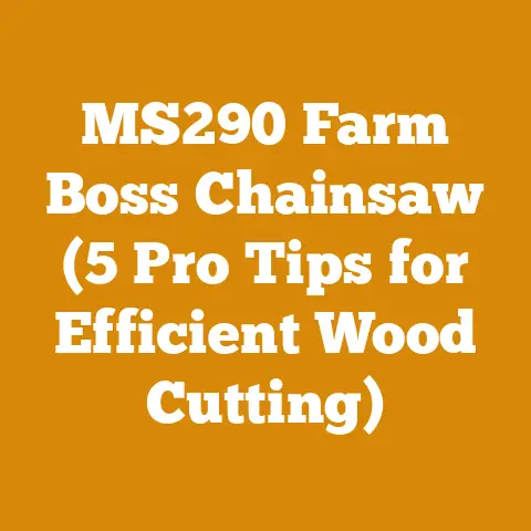 MS290 Farm Boss Chainsaw (5 Pro Tips for Efficient Wood Cutting)