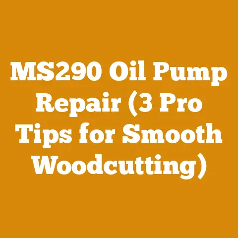 MS290 Oil Pump Repair (3 Pro Tips for Smooth Woodcutting)
