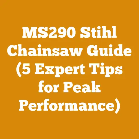 MS290 Stihl Chainsaw Guide (5 Expert Tips for Peak Performance)