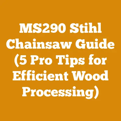 MS290 Stihl Chainsaw Guide (5 Pro Tips for Efficient Wood Processing)