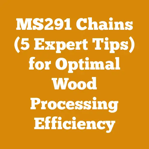MS291 Chains (5 Expert Tips) for Optimal Wood Processing Efficiency