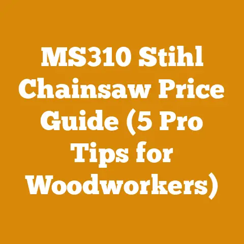 MS310 Stihl Chainsaw Price Guide (5 Pro Tips for Woodworkers)