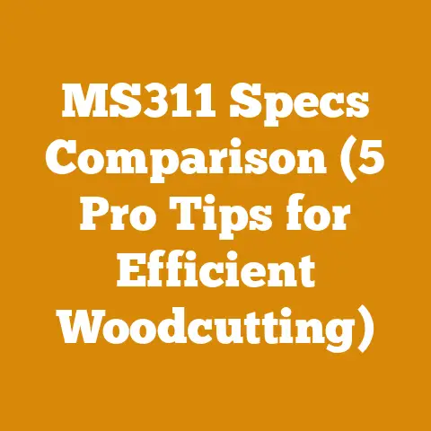MS311 Specs Comparison (5 Pro Tips for Efficient Woodcutting)