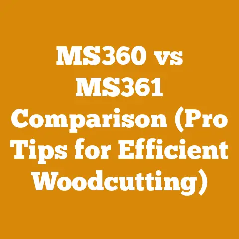 MS360 vs MS361 Comparison (Pro Tips for Efficient Woodcutting)