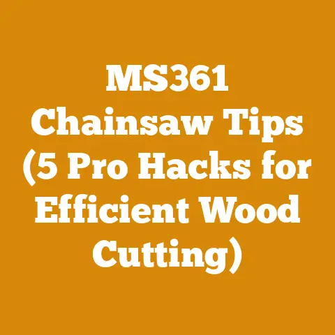 MS361 Chainsaw Tips (5 Pro Hacks for Efficient Wood Cutting)