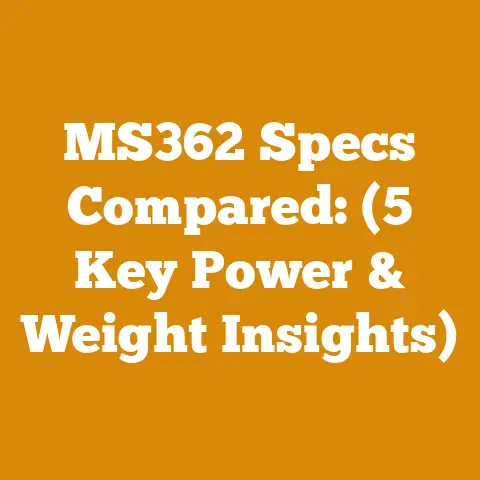 MS362 Specs Compared: (5 Key Power & Weight Insights)