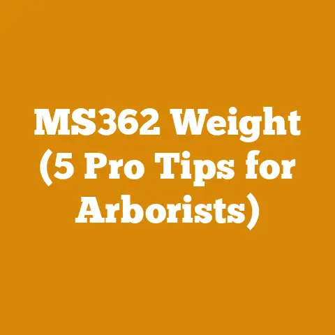 MS362 Weight (5 Pro Tips for Arborists)