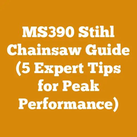 MS390 Stihl Chainsaw Guide (5 Expert Tips for Peak Performance)