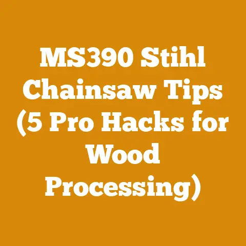 MS390 Stihl Chainsaw Tips (5 Pro Hacks for Wood Processing)