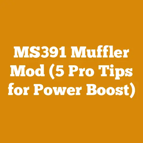 MS391 Muffler Mod (5 Pro Tips for Power Boost)