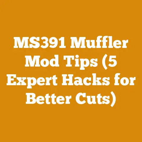 MS391 Muffler Mod Tips (5 Expert Hacks for Better Cuts)