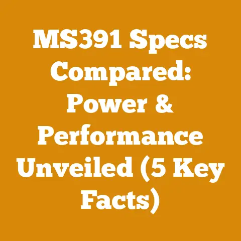 MS391 Specs Compared: Power & Performance Unveiled (5 Key Facts)