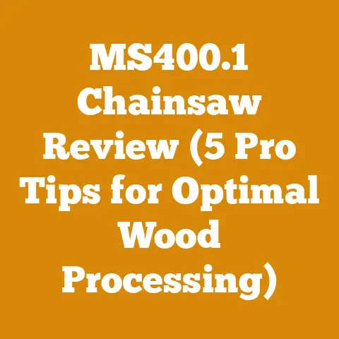 MS400.1 Chainsaw Review (5 Pro Tips for Optimal Wood Processing)