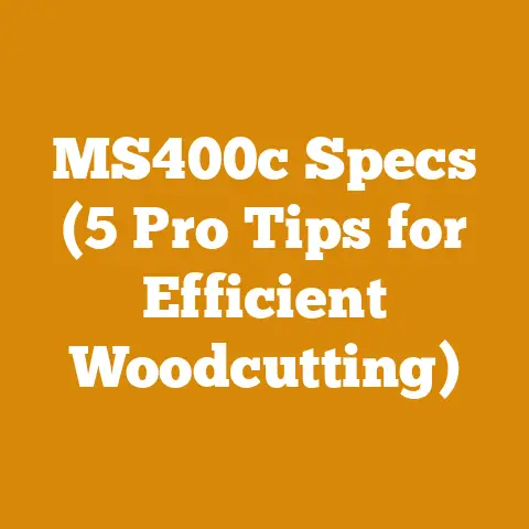 MS400c Specs (5 Pro Tips for Efficient Woodcutting)
