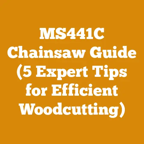 MS441C Chainsaw Guide (5 Expert Tips for Efficient Woodcutting)