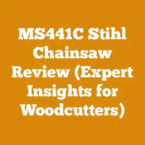 MS441C Stihl Chainsaw Review (Expert Insights for Woodcutters)