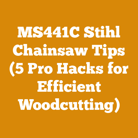 MS441C Stihl Chainsaw Tips (5 Pro Hacks for Efficient Woodcutting)