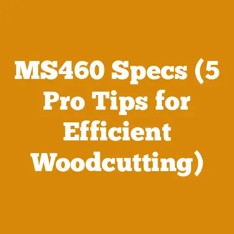 MS460 Specs (5 Pro Tips for Efficient Woodcutting)